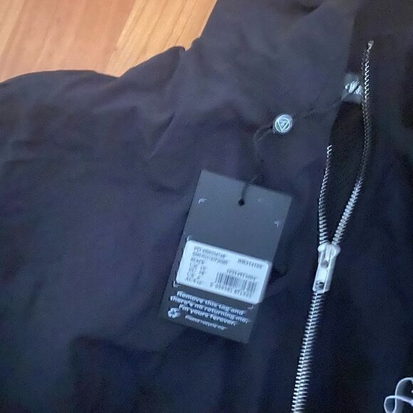 NWT Sean John x Missguided Black Cropped Windbreaker LE 6 / medium - Picture 7 of 11